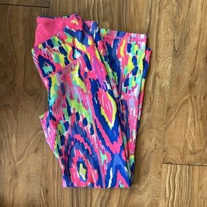 Lilly Pulitzer UPF Weekender Multi Luminescent Luxletic Midi Leggings